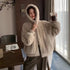 Winter Casual Hooded Rabbit Fur Jackets